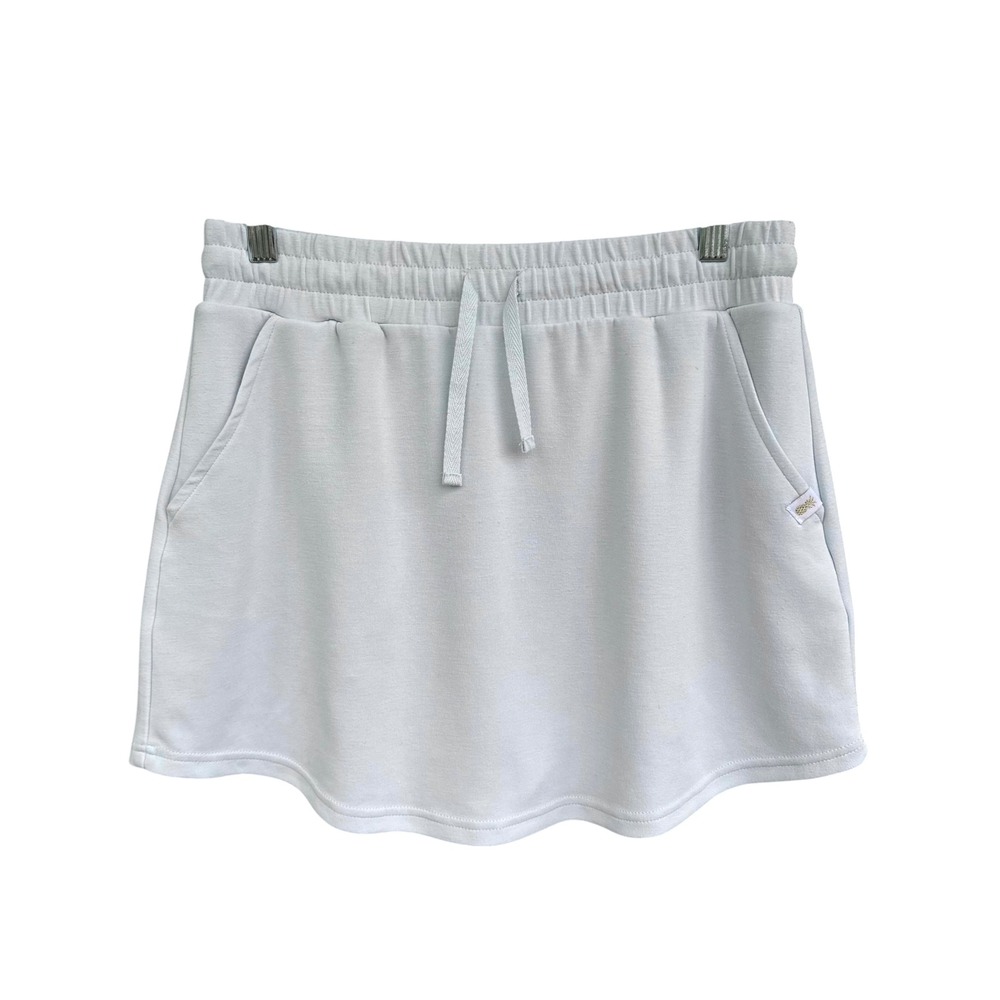 Simply‎ Southern Light Blue Athletic Skort Pockets Drawstring Womens Size M